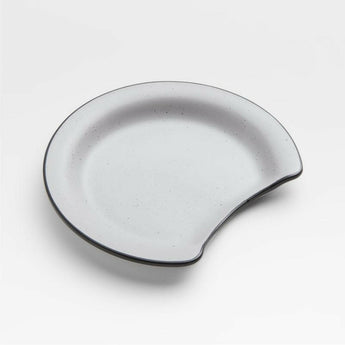 Thero Matte White Spoon Rest.