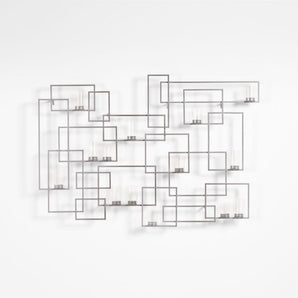 Circuit Pewter Wall Candle Holder.