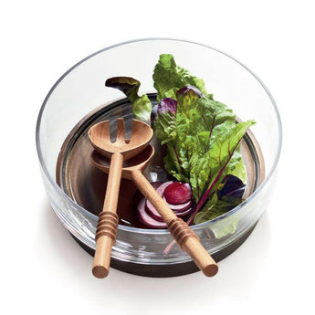 Acacia Burke Salad Servers, Set of 2.