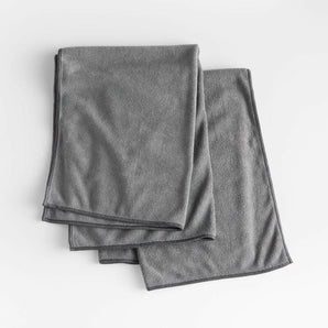 Antimicrobial Microfiber Towels, Set of 2.
