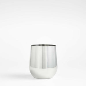 Curved Stainless Steel Utensil Holder.