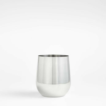 Curved Stainless Steel Utensil Holder.