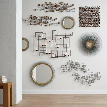 Teakroot Discs Wood Wall Art.