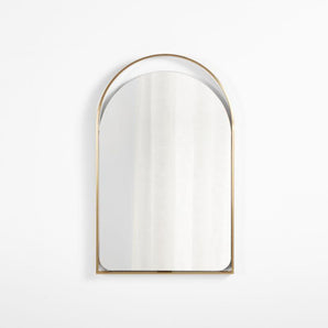 Aosta Brass Wall Mirror..