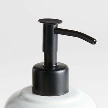 Chet Ceramic White Soap Dispenser.