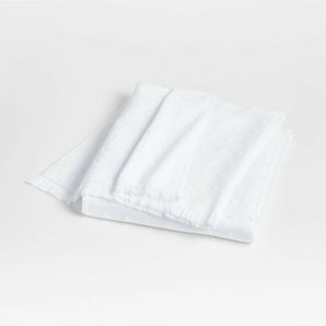 Dotty Organic White Bath Sheet..