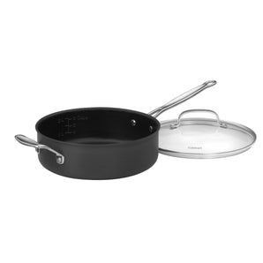 Cuisinart Chef's Classic™ Sartén antiadherente anodizada dura de 3,5 cuartos de galón para saltear