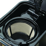 Cafetera Capresso de 10 tazas, acero inoxidable.