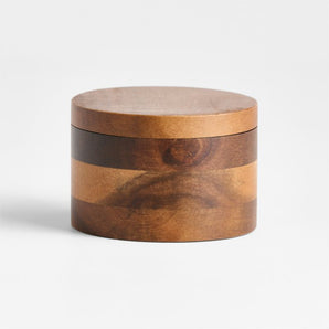 Madera de salero de acacia