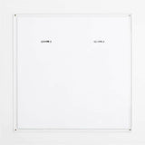 Bloque acrílico 18x18 Marco para cuadros montado en la pared.