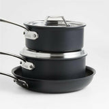 All-Clad ® HA1 Curated Antiadherente Duro-Anodizado Juego de 10 piezas de batería de cocina.