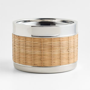 Soporte dispensador de bebidas de mimbre Amici