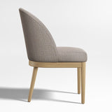 Silla de comedor de madera natural Ana Grey.