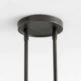 Lámpara colgante de cono negro Andre.