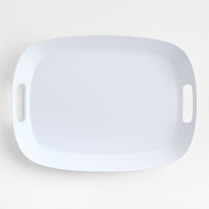 Bandeja de melamina Aspen con asas