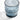 Atwell 11-Oz. Blue Stackable Ribbed Double Old-Fashioned Cristal.