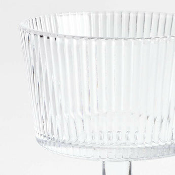 Atwell Ribbed 8.5-Oz. Coupe Cristal.