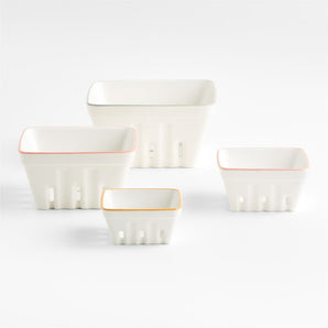 Coladores nido de cerámica Bloom, set de 4