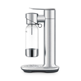 Máquina para hacer agua con gas Breville ® InFizz Aqua con bidón de CO2 en acero inoxidable.