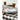Plato de gres reciclado Marin White.