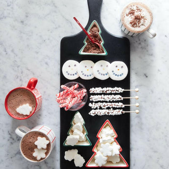 Tablero rectangular ebonizado Tondo.