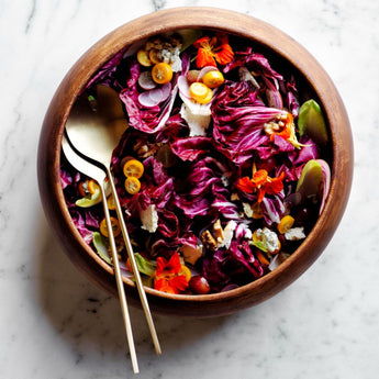 Cuenco pequeño para servir de madera de acacia Tondo 5,75".