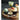 Bandeja decorativa redonda de madera Ike de 15".
