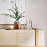 Consola de medios de almacenamiento Sands Grasscloth.