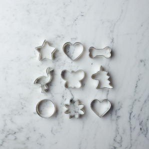 Cortador de galletas corazón.