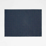 Chilewich ® Chase Rectángulo Profundo Indigo Mantel Individual.