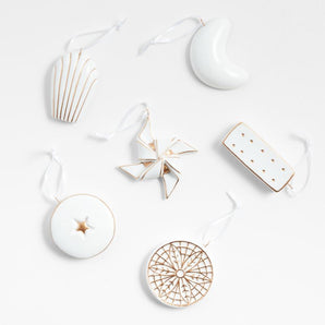 Feeding America ® Adornos de galletas para el árbol de Navidad, juego de 6