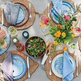 Ensaladeras de madera y mármol, juego de 2.