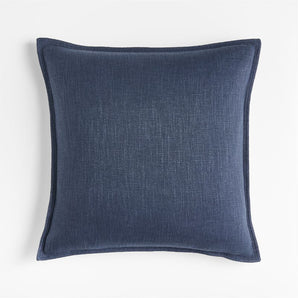 Almohada de lino lavado Indigo