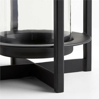 Farol de metal negro Dune Exterior