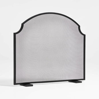 Pantalla de chimenea negra Emmy.