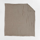 Lino europeo natural ™-Certified Linen Clay Taupe King  Funda nórdica.