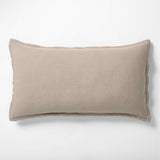 Lino europeo natural ™-Certified Linen Clay Taupe King  Bed Pillow Sham.