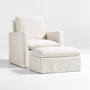 Silla deslizante de rayas para cuarto de niños Baby Ever de Leanne Ford