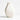 Florero Facette Grande Blanco 11,5" de Athena Calderone.