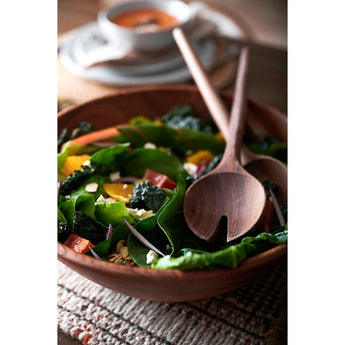 Walnut Servidores, juego de 2.