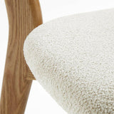 Silla de comedor de madera marrón Hazel.