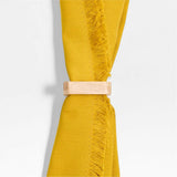 Servilletero de madera de fresno natural Kanso.