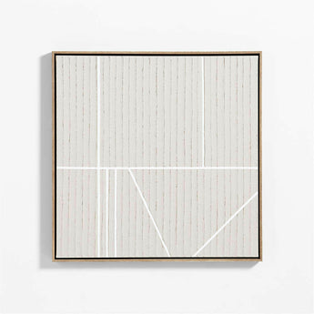 "Keep Going IV" de Lindye Galloway Tan Brown Canvas 31"x31" Cuadro de pared enmarcado.