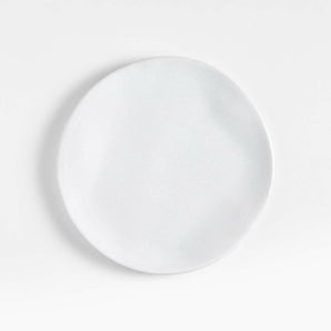 Plato de ensalada de gres blanco Pétalos de Laura Kim.