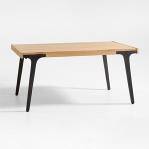 Mesa de comedor extensible de madera Lakin