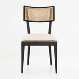 Silla de comedor Libby Black Cane.