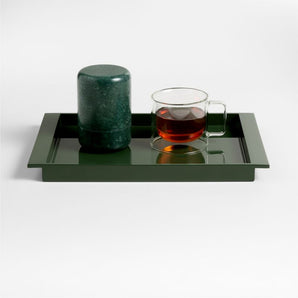 Bandeja decorativa rectangular lacada Luzern de Daniel Humm