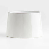 Soporte dispensador de bebidas de cerámica blanca Marin.