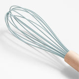 Batidor de madera y silicona Marin Quiet Blue.