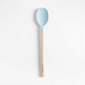 Cuchara de madera y silicona azul Marin Quiet.